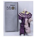 1984 Faith Wick Balos FILIPPO CLOWN Porcelain Doll