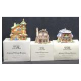 (3) Dept 56 Alpine Village Series Villages...