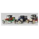 (3) Ford Model A & Model T Collector Car Banks
