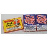 1970s Fireworks: Cobra Black Snakes, Glow Worms...