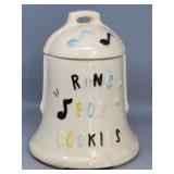 American Bisque Bell Cookie Jar/Ring for Cookies