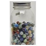 Half a Quart Jar of Marbles for Crafts