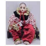 1987 Linda M. Blood Signed ACE OF HEARTS Clown