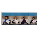 (4) Madame Alexander 8"  Dolls Little Women MIB