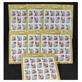 (7)Sheets ART OF DISNEY 37 Cent Stamps MINT $50+FV