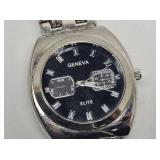 Geneva Elite #2322 Stainless Steel Watch