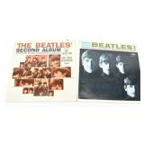 (2) 33 RPM Vinyl Records: BEATLES