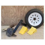 Trailer Tire, 2-Wheel Chocks & more
