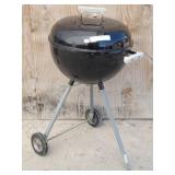 Weber Charcoal Grill On Wheels