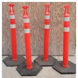 (4) 46" Traffic Delineators / Cones
