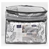 Queen Comforter & Coverlet Set Style Decor 6 pc