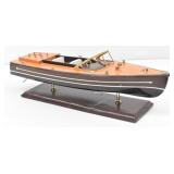 Wooden Speedboat / Runabout Model