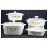Set 4 Corning Ware Casserole Dishes Abundance ...