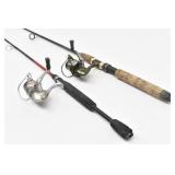 (2) Spincasting Fishing Rod & Reel Combos