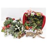 Home Decor: Faux Greenery, Flowers, Sphagnum Moss