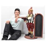 Sir Reginald The Rooster Butler Statue