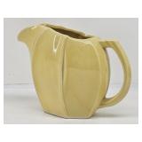 Vintage McCoy USA Yellow Deco Tulip Pitcher