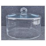 Blenko Glass Cake Dome w/ Original Label