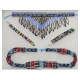 (4pcs) Beaded Aftrican Souvenir Tribal Jewelry