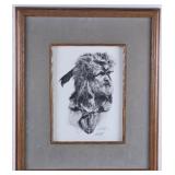 Paul Calle FREE TRAPPER STUDY Print
