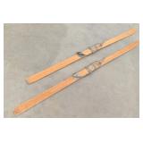 Vintage Jansen Wood Skis 80"