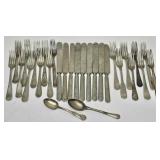 Antique Assorted Nickel Plated Flatware Collection