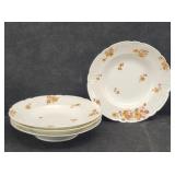 (4) Haviland Limoges Pasta / Soup Bowls