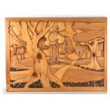 WOODLAND TRAIL Art Piece by Piece Intarsia