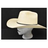 Straw Cowboy Hat Atwood Ansbrook 7X 7 3/8