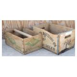Old 7UP  Bottling Co Los Angeles Wooden Crate &...