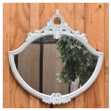 Unique Shabby Chic Light Blue Frame Mirror
