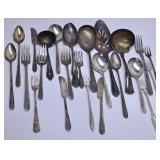 Collection of Antique Silverplate Flatware 24pcs