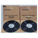(2) USAF Walter Cronkite Public Service LP Records