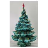 Charming Vintage Musical Ceramic Christmas Tree