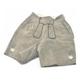 Vtg Suede Lederhosen Shorts...