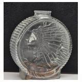 Indian Buffalo Nickel Glass Bank w/ Coins