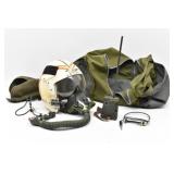 Military Gear Flight Helmet Oxygen Mask Navy