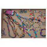 (14pcs) Colorful African Jewelry & Barretts