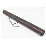 Brown Leather Pool Cue Case