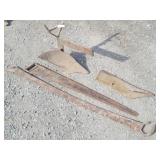 Antique Saw Blades & Antique Steel Plow