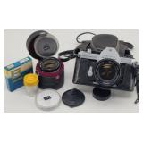 Honeywell PENTAX Spotmatic F 35mm Camera w/ Acc.