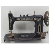 Old Brunswick Treadle Sewing Machine for Decor