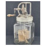 Vintage Dazey No. 34B Glass Butter Churn