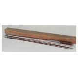 Vintage Bamboo Fly Rod with Wooden Case