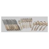 20 pc 1847 Rogers Bros. MAGIC ROSE Flatware
