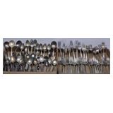 Collection of Antique Silverplate Flatware