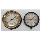 (2) Ashcroft Pressure Gauges New York