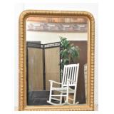 LARGE Antique HEAVY Old Frame Floor Mirror 43"x57"