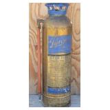 Vintage Pyrene Brass Fire Extinguisher