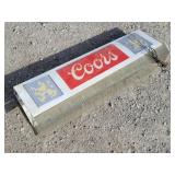 COORS Vintage Pool Table Light